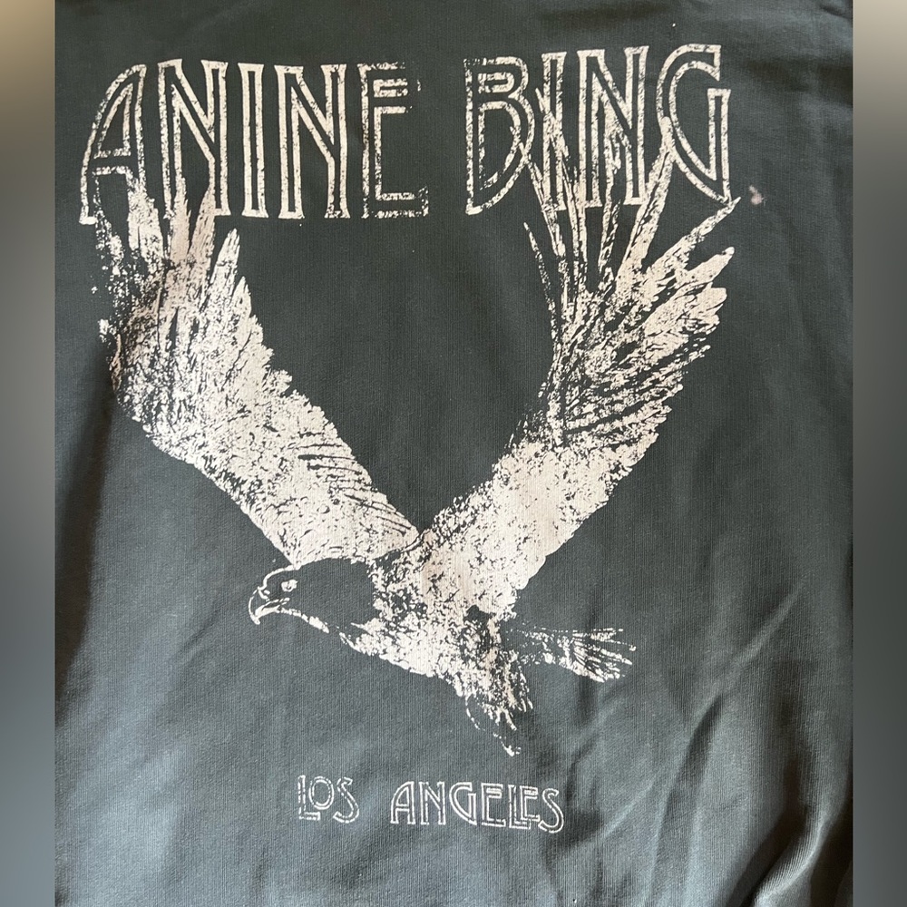 Anine Bing Hoodie with Eagle